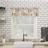 No. 918 Bristol Coffee Shop Semi-Sheer Rod Pocket Kitchen Curtain Valance and Tiers Set, 54" x 24", Ivory Off-White