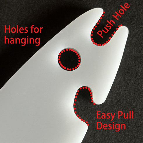 Oven Racks Pull Push Tool, Heat Resistant Acrylic Push-Pull Stick for Safe Cooking, Essential Kitchen Accessory