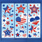 Whaline 9 Sheets 206Pcs 4th of July Window Clings, Patriotic Red Blue White Star Heart Decals