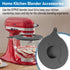 Mixer Bowl Cover for Kitchen-Aid K5GB 5 Quart Glass Part, Mixer Glass Bowl Splatter Guard Lid with Ingredient Opening