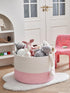 Extra Large Cotton Rope Basket 22" x 14", Toy Basket for Storage