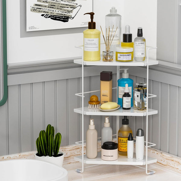 BOIVSHI 3-Tier Bathroom Countertop Organizer, Bathroom Organizers and Storage for Bathroom, Kitchen