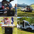 600D 25" 25" x4.7 4FT SIRUITON Folding Table Storage Bag, Portable WaterProof Carry Bag for Folding Picnic/Camp Tables