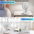 Comfort Zone Desk Fan with Fully Adjustable Tilt, Electric, Mini Desk Fan, Table Fan, Portable, 6 inch, Quiet, 2 Speed, Airflow 6.53 ft/sec, Ideal for Home, Bedroom, Dorm & Office, CZ6D by Comfort Zone