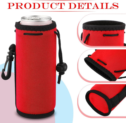 Remerry Water Bottle Bag Carrier with Adjustable Strap, Insulated Neoprene Sling Sleeve Canteen Flask Water Bottle