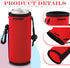 Remerry Water Bottle Bag Carrier with Adjustable Strap, Insulated Neoprene Sling Sleeve Canteen Flask Water Bottle