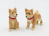 Fine Porcelain Shiba Inu Dog Salt and Pepper Shakers Set, 3-5/8" L - 20777