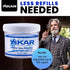 XIKAR Crystal Gel Humidifier Jar for Cigar Humidors, 4oz, Reusable Crystals, Regulates 70% Humidity
