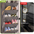 Closet, VERONLY Door Shoe Organizer, Over The Door Hanging Shoe Rack with Large Pockets, Space Saving Shoe Storage
