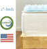 Airflow Foam Mattress Topper, Egg Crate Foam Pad, Hospital Mattress Pad for Support and Pressure Relief (Full)