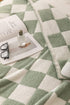 Cozy Queen90"X90") Ultra Soft Buffalo Checkerboard Grid Fluffy Microfiber Queen Size Bed Blanket Checkered Knitted