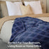 Sunbeam Royal Ultra Heated Personal Throw / Blanket, Cozy-Warm, Adjustable Heat Settings, Rodeen Blue Plaid