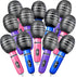 Zhanmai 12 Pieces Inflatable Microphones for Kpop Birthday Party Blow up Fake Microphone
