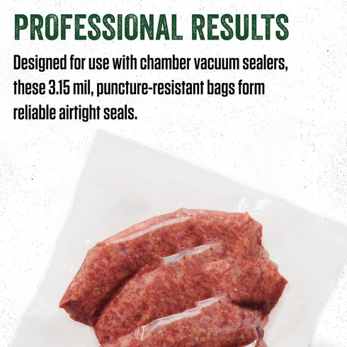 LEM Products MaxVac Pro Chamber Vacuum Sealer Bags, 8 x 10 Inches, 250 Count, Compatible with Chamber Sealers