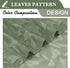 Leia 36 Inch Sheer Curtains Sage Green Tiers for Kitchen, Double Rod Pockets Window Living Room Curtain