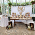 QueenDream White Lace Tablecloth, 60 x 120 Inches, Rectangular Vintage Embroidered Lace Fabric Overlay