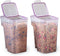 Snapware Airtight 2-Pack (22.8 Cup) Cereal Dispenser Storage Containers, Flip-Top Lid BPA