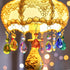 3Inch 10Pcs H&D HYALINE & DORA Crystal Suncatcher Bauhinia Prisms Pendants Chandelier Crystals Replacement Hanging Sun