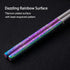 Metal Chopsticks - Reusable Dazzling Rainbow Stainless Steel, Non-slip, Dishwasher Safe, Eco-friendly, 2 Pairs Gift Set