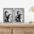 Lawrence Frames 4 by 6-Inch Hinged Double Metal Picture Frame, Silver-Plate with Delicate Beading (Vertical)