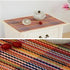 15.75 x19.68 Tablecloth Nightstand End Tabletop Dust Cover Night Stand Table Linen - Rainbow