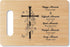 Christian Bamboo Cutting Board Gift, Bible Verse Kitchen Decor, Inspirational Gifts for Women, Family & Friends