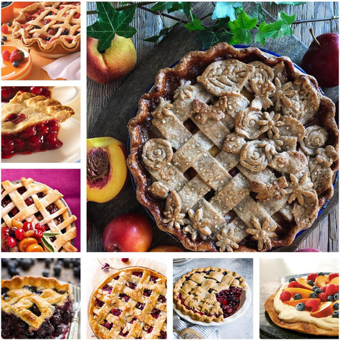 Mini Pie Tins 10 PACK, 4 Inch Nonstick Small Pie Pans, Carbon Steel Individual Tins for Baking Dessert, Oven Safe