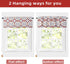 DriftAway Alexander Pattern Match Blackout Valances for Windows, 250GSM Geometric Moroccan 52 Inch by 14 Inch