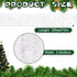 KIMOBER 32.8 Ft White Metallic Christmas Tinsel Garland for Tree and Wedding Party Decorations