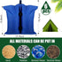 Woanger Extra Large Canopy Weights, 112 Lbs Heavy Duty Sand Bags for Pop Up Tent, 6 Pcs (Blue)