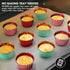 Rose Gold Foil Cupcake Liners, 100 pcs Disposable Muffin Liners, 3.5 Oz Wrappers for Baking