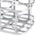 6 Metal Wine Bottle Carrier Bottle Wine Carrier with Wood Handle Farmhouse Metal Wine Rack Basket Caddy Decorative Wine