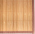 2 BambooMN Natural Slat Bamboo Table Runner with Fabric Border, Home Decor - Brown with Brown Border - Piece
