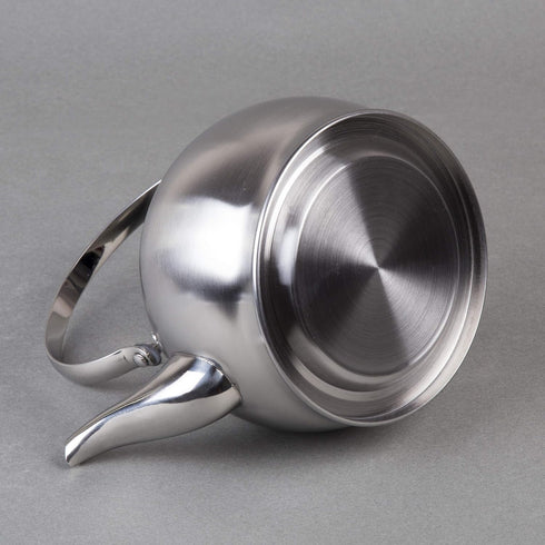 Creative Home Royal Tea 1.0 Quart Stainless Steel Stovetop Tea Kettle with Removable Infuser Basket