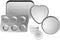 Kids' Complete Oven Pan Set for Easy Bake Ultimate Oven, Includes Cupcake and Rectangular Bake Pans