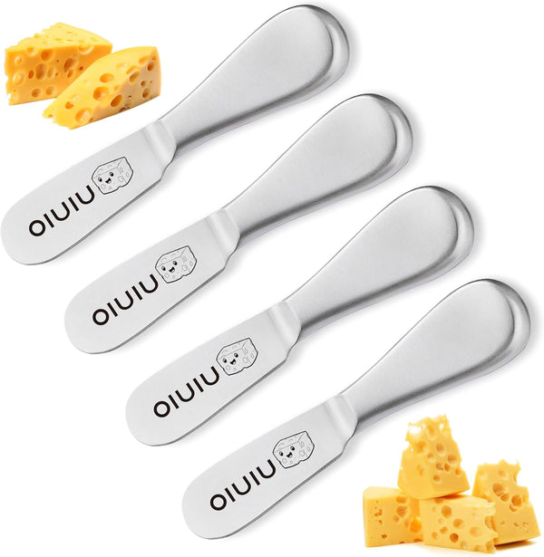 OLULU Butter Knife Spreader, Stainless Steel Butter Cheese Sandwich Spreader Knife, Spreaders for