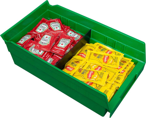 40130 4" 30130, 30138, 30164, 24-Pack, Akro-Mils Plastic Width Dividers for Tall Shelf Bins Models and Custom Storage