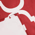 Melodieux 52 by 18 Inch Moroccan Rod Pocket Window Curtains Valance, Red (1 Panel)