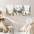 12x16in AKWISH Nursery Woodland Animals Canvas Wall Art, Cute brave Bear Fox Rabbit Hedgehog Nursery Wall Decor, Framed