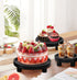 LINGXIANSENG 3 5/6/8" Pcs Wooden Risers for Display, Round Wood Riser Plant Stand Pedestal Stand, Flower Pot Holder