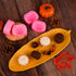 Actvty 3D Pumpkin Silicone Molds, 6 Pcs Half Pumpkin Chocolate Candy Fondant Mold for Halloween Thanksgiving Baking