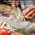 Cut N' Funnel Wine Country Designer Flexible Plastic Cutting Board Mat - Made in the USA, Decorative, Easy to Clean