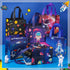 30 6 Kigeli Pcs Style Space Goodie Bags, Space Party Favors Large Non-woven Gifts Bags with Handles, Astronaut Planet