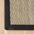 nuLOOM 2x3 Larnaca Seagrass Herringbone Indoor/Outdoor Accent Rug, Black