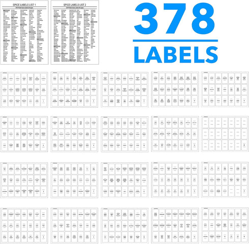 SpaceAid Spice Jars - 24 Pcs with Bamboo Lids and Labels, 4oz Glass Bottles for Spice Rack, Cabinet, and Drawer