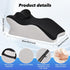 Aduken Reading Pillow for Bed, Adult Memory Foam Ergonomic Back Support Pillow for Sitting up, Prone Pillow Face Down