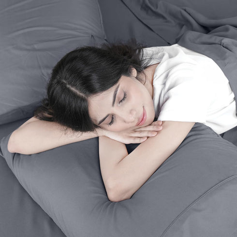 Utopia Bedding Twin Sheet Set, 3 Piece, Soft Microfiber, Grey, Includes 1 Fitted Sheet, 1 Flat Sheet, 1 Pillowcase