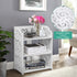3 White Shoes Rack, Tier Small Shoe Shelf Standing Shoe Display Shelves Modern Narrow Shoes Tower Storage Organizer