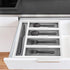 LIANYU 20-Piece Black Silverware Set with Tray - Stainless Steel Flatware Cutlery Set for 4 - Dishwasher Safe