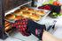 J H Heat Resistant Oven Glove: EN407 Certified 932 °F, Silicone Coating, Oven Mitts for Cooking, Grilling, Camping